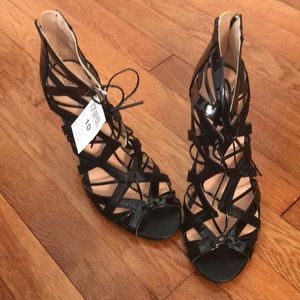Black Strappy Heels